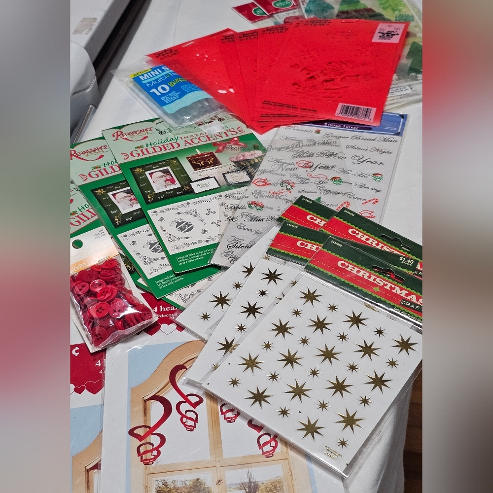Lot Of Christmas Craft Items